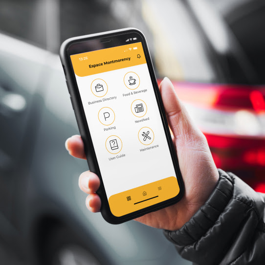 Espace Montmorency parking ticket app